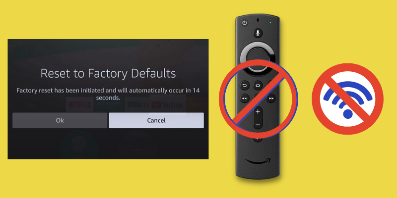 Factory Reset Firestick Without Remote and WiFi 