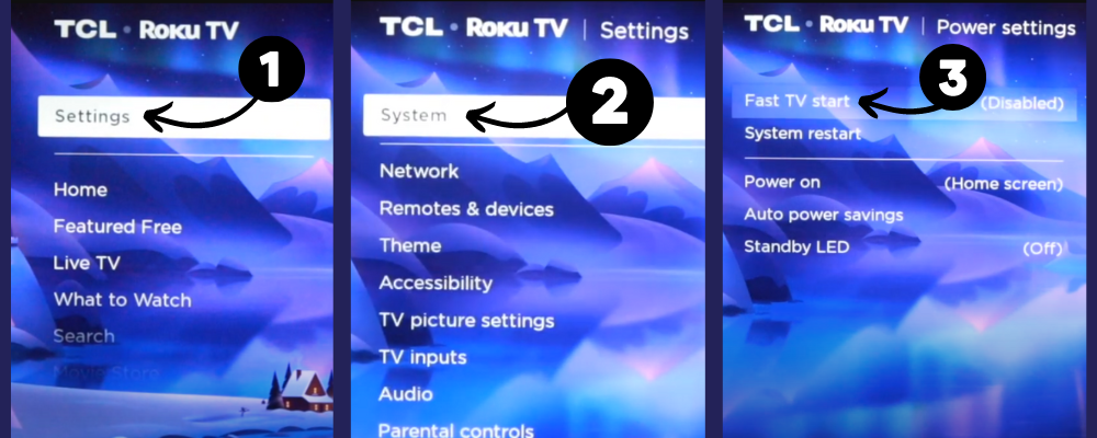 How to Enable Fast TV Start to wake up your Roku TV