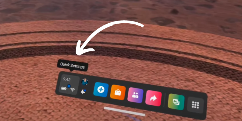 Go to Quick Settings in the taskbar from the lower left-hand area