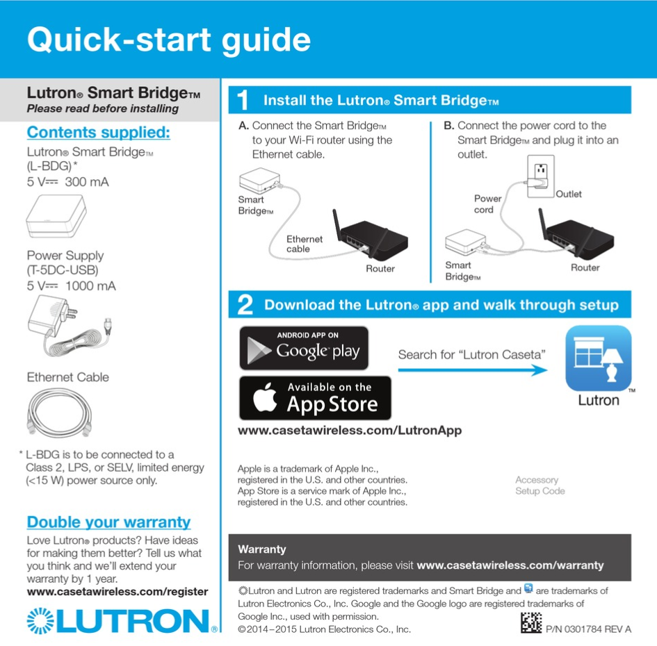 Pair your Smart Switch with Lutron Smart Bridge