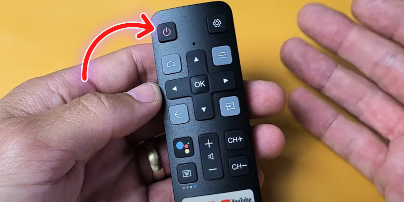 Press and hold the power button on the remote for 30 seconds.