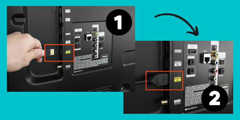 Try different HDMI port