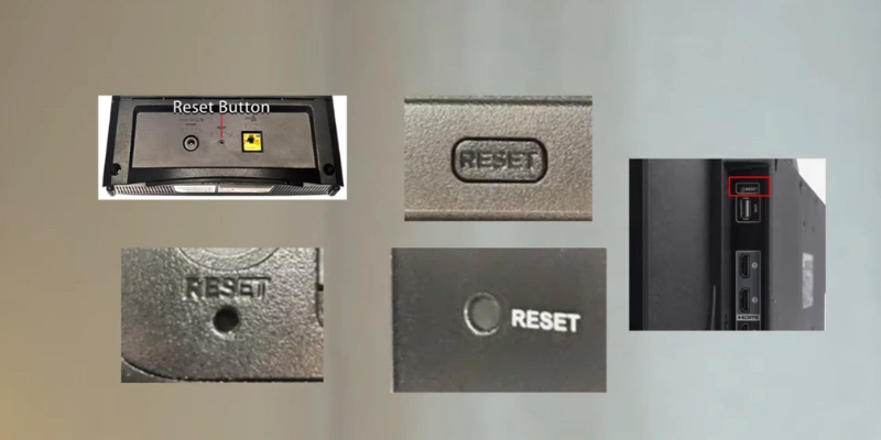 Reset Hisense TV Using Reset Button