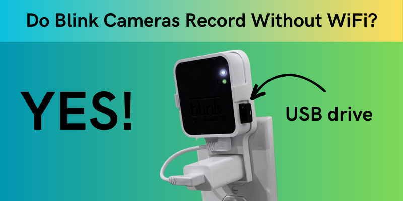 Do Blink Cameras Record Without WiFi?