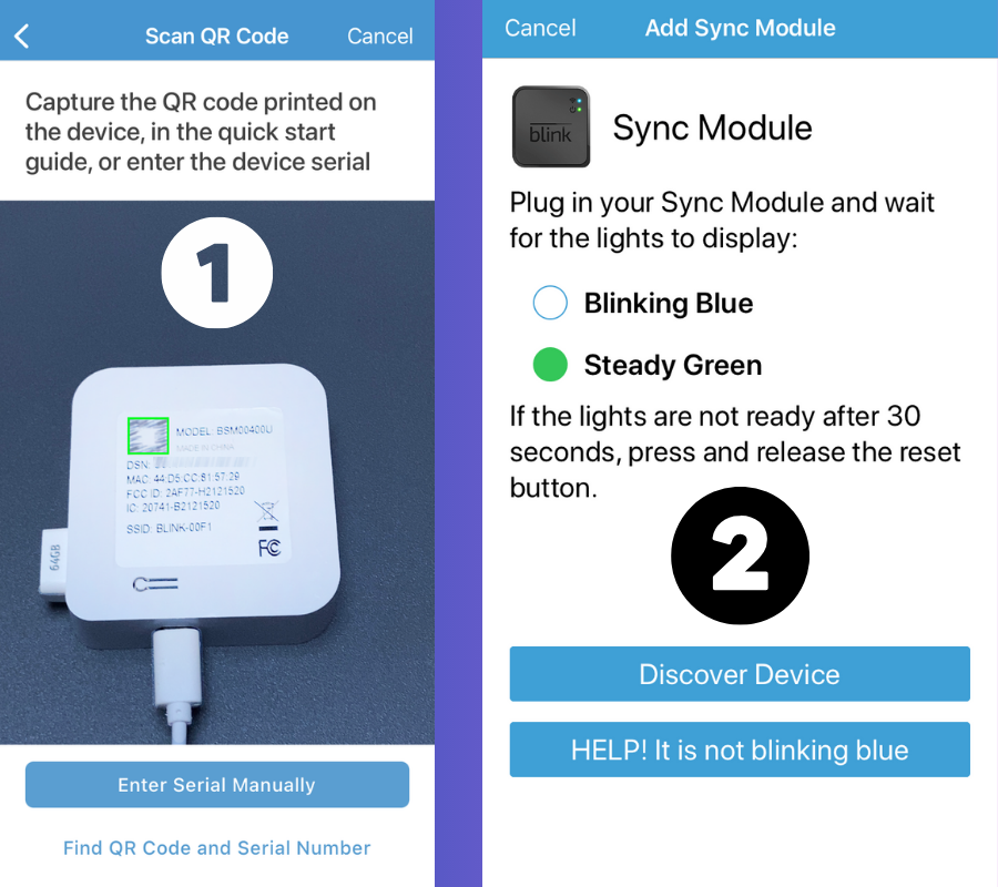 set up the Blink sync module