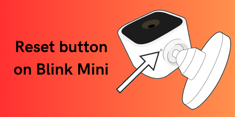 Reset button on Blink Mini