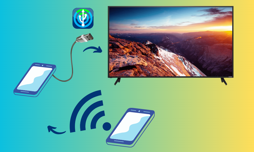 Connect Vizio TV to WiFi using USB Tethering