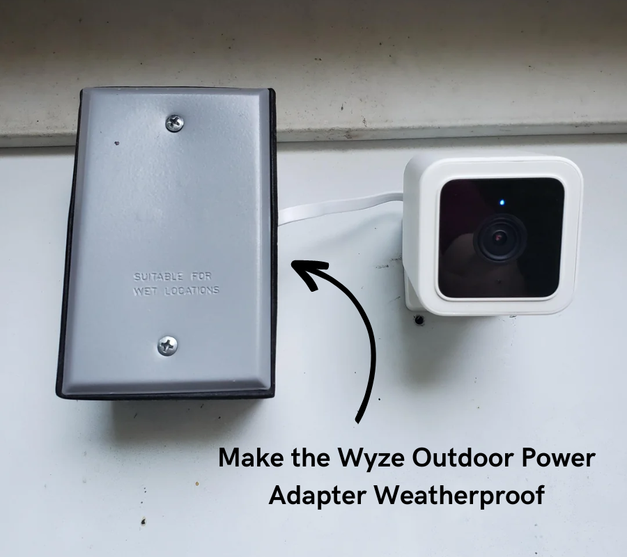 Make the Wyze Camera Adapter Weatherproof