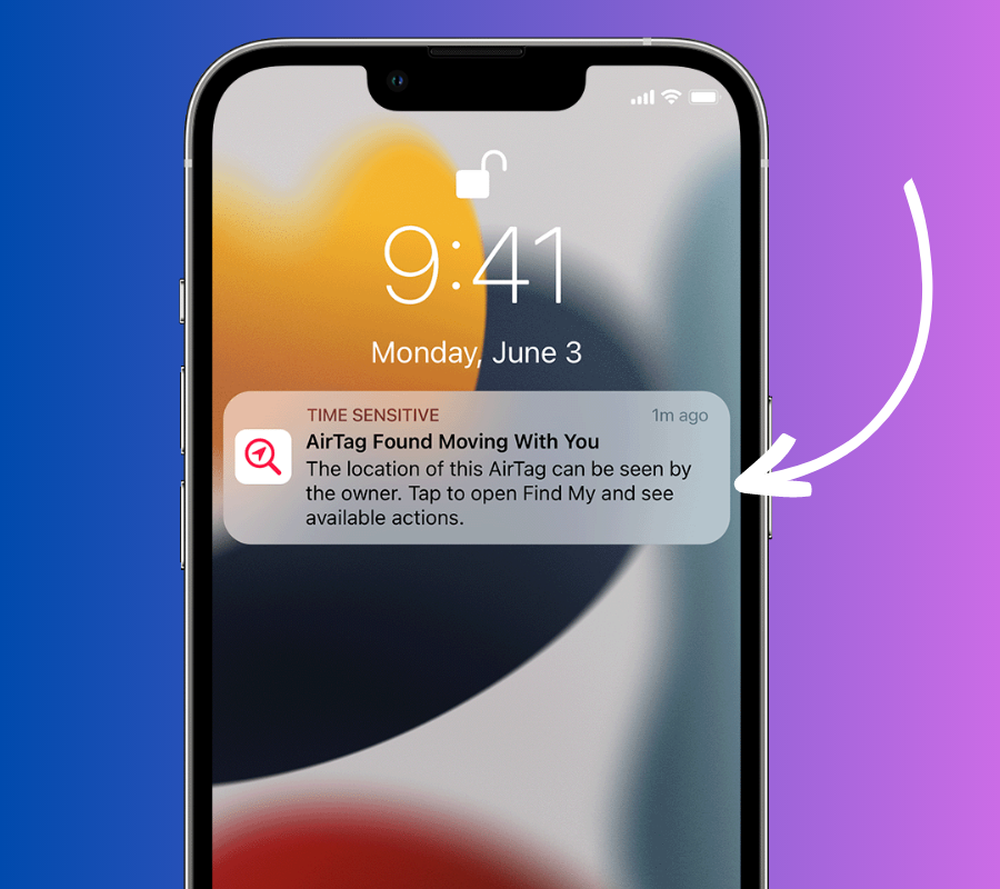 Tap the notification you have received on your iPhone.