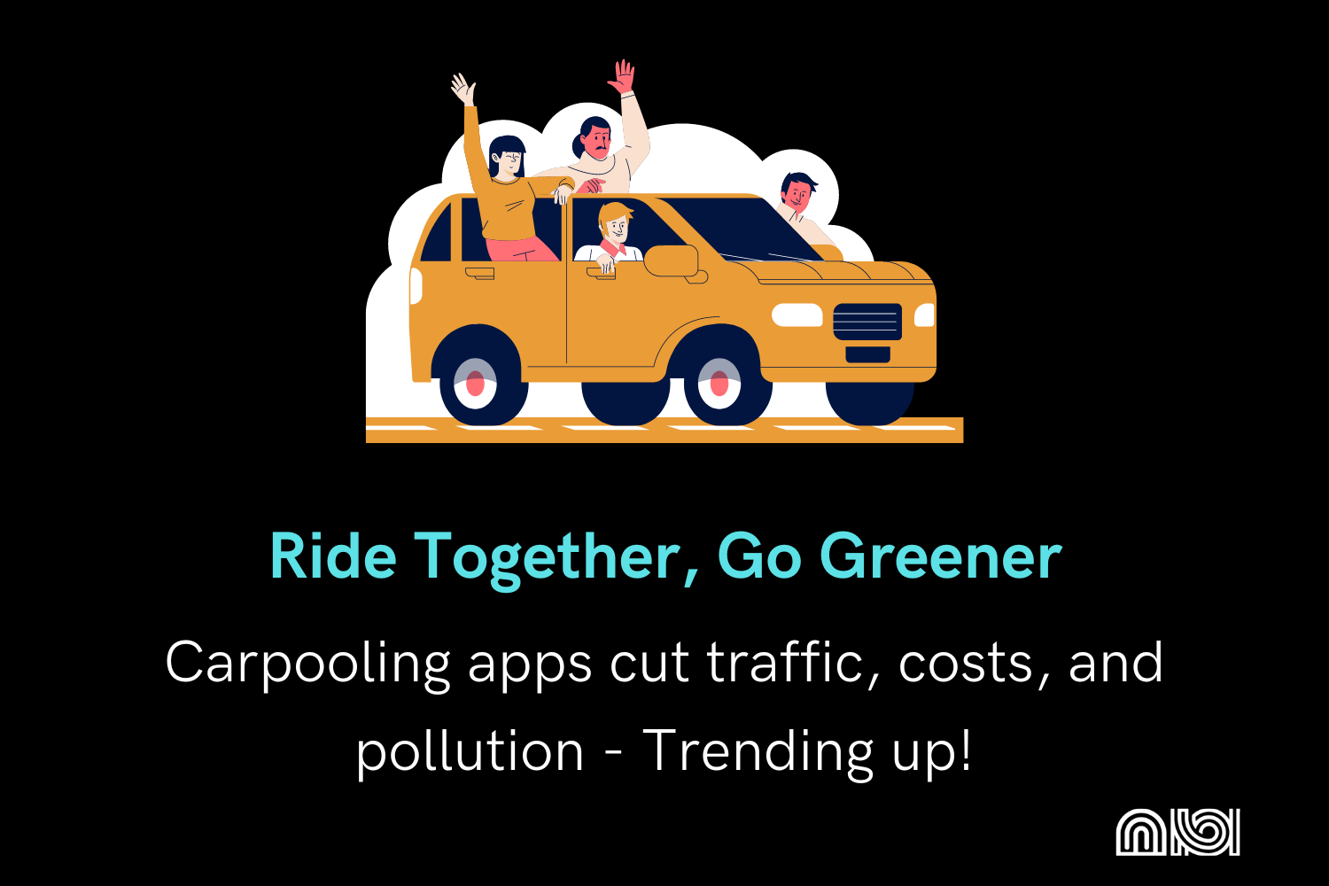 Carpooling app usage rises, reducing traffic, costs, and pollution. Embracing eco-friendly commuting.