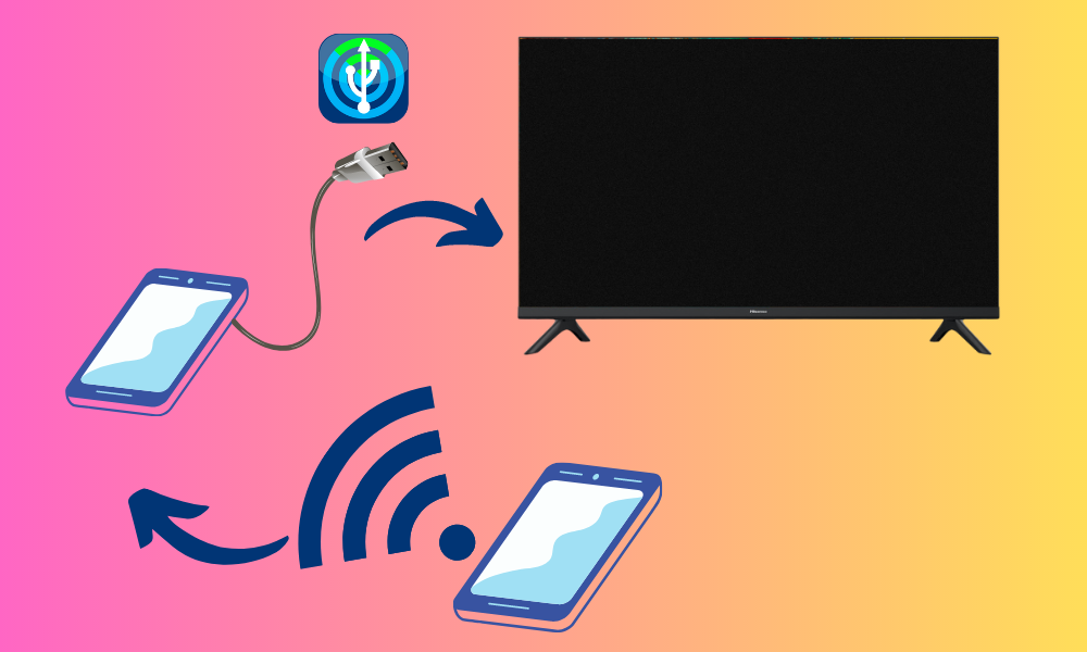 Connect Hisense TV to WiFi using USB Tethering