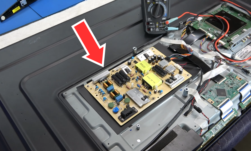 Inspect the Power Board of your Insignia TV