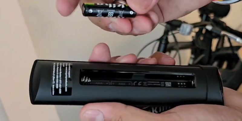 Removing batteries from insignia TV remote