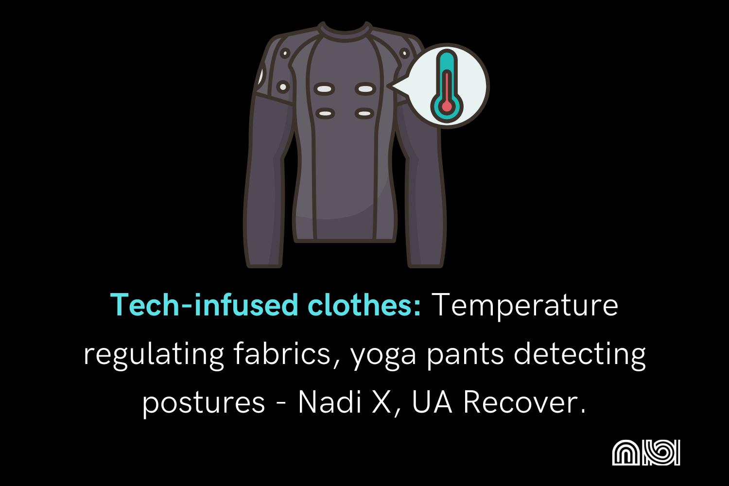 Revolutionary tech-infused clothing: Nadi X Yoga Pants, UA Recover, and more pushing fashion boundaries.