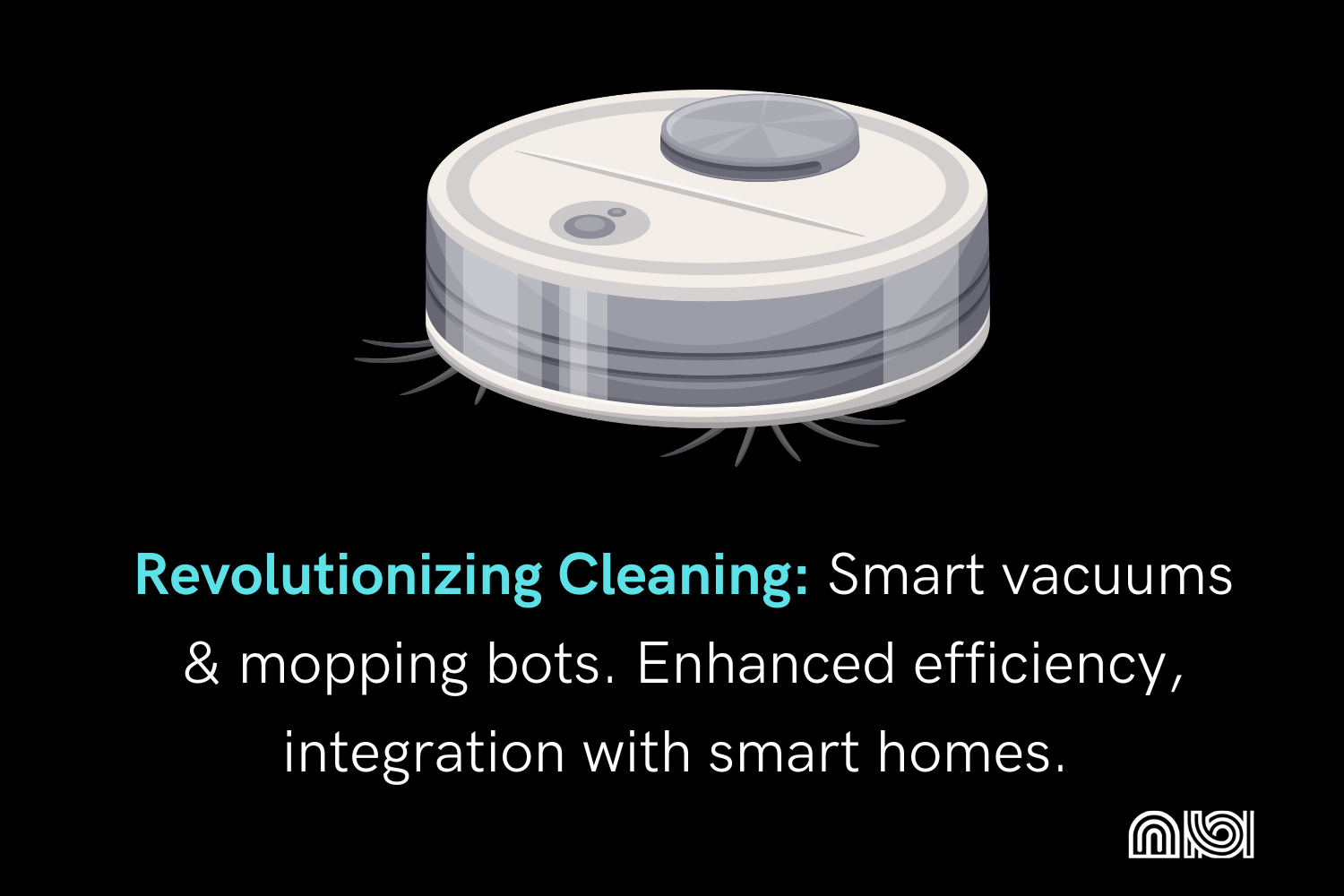 Smart cleaning robots.