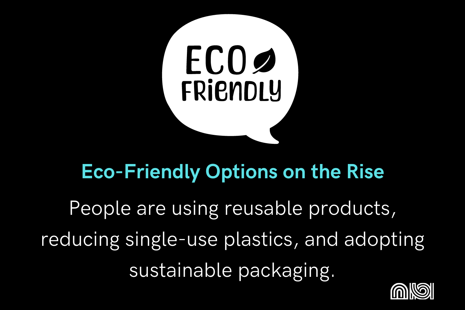 A graph showing the increasing popularity of eco-friendly choices, with a focus on the use of reusable products, reduction of single-use plastics, and adoption of sustainable packaging.