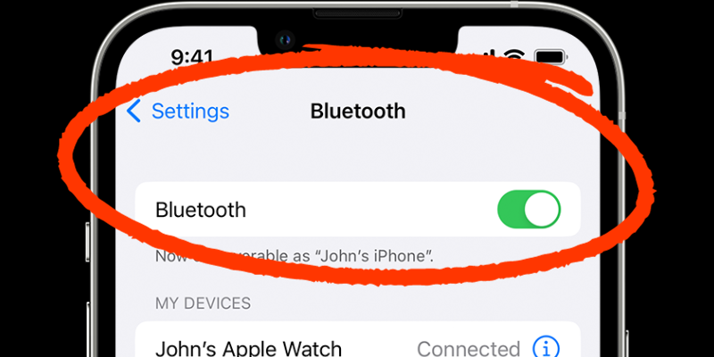 Enable Bluetooth on the Paired Device