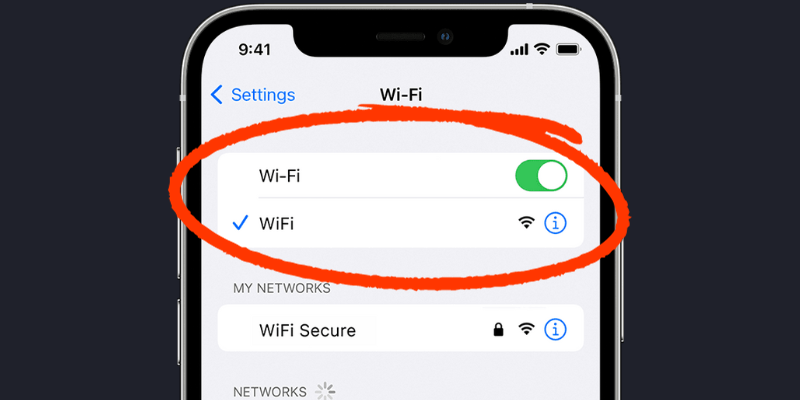 Ensure your iPhone is Connected to the Internet