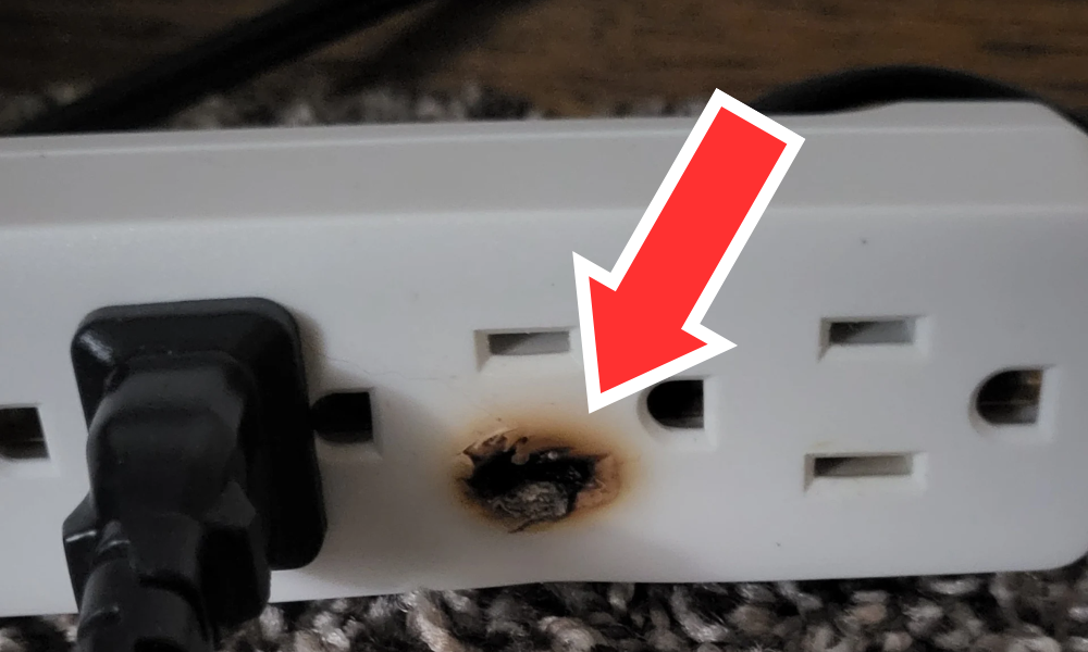 Disconnect Onn TV from surge protector and connect directly to a functional wall socket.